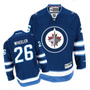 Winnipeg Jets ＃26 Men's Blake Wheeler Reebok Premier Navy Blue Home Jersey