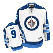 Winnipeg Jets ＃9 Men's Evander Kane Reebok Authentic White Away Jersey