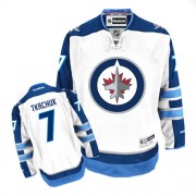 Winnipeg Jets ＃7 Men's Keith Tkachuk Reebok Authentic White Away Jersey