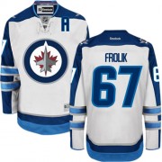 Winnipeg Jets ＃67 Men's Michael Frolik Reebok Authentic White Away Jersey