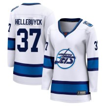 Winnipeg Jets Women's Connor Hellebuyck Fanatics Branded Breakaway White Special Edition 2.0 Jersey