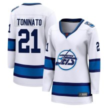 Winnipeg Jets Women's Dominic Toninato Fanatics Branded Breakaway White Special Edition 2.0 Jersey
