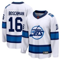 Winnipeg Jets Men's Laurie Boschman Fanatics Branded Breakaway White Special Edition 2.0 Jersey