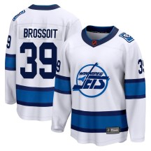 Winnipeg Jets Men's Laurent Brossoit Fanatics Branded Breakaway White Special Edition 2.0 Jersey