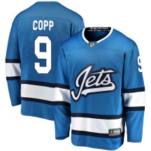 Winnipeg Jets Men's Andrew Copp Fanatics Branded Breakaway Blue Alternate Jersey