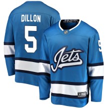 Winnipeg Jets Men's Brenden Dillon Fanatics Branded Breakaway Blue Alternate Jersey