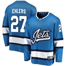 Winnipeg Jets Men's Nikolaj Ehlers Fanatics Branded Breakaway Blue Alternate Jersey