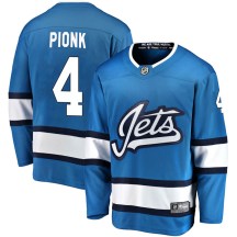 Winnipeg Jets Men's Neal Pionk Fanatics Branded Breakaway Blue Alternate Jersey