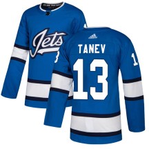 Winnipeg Jets Men's Brandon Tanev Adidas Authentic Blue Alternate Jersey