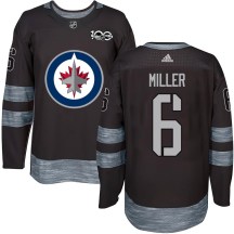 Winnipeg Jets Youth Colin Miller Authentic Black 1917-2017 100th Anniversary Jersey