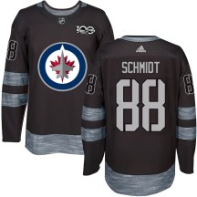 Winnipeg Jets Youth Nate Schmidt Authentic Black 1917-2017 100th Anniversary Jersey