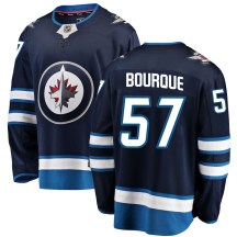 Winnipeg Jets Men's Gabriel Bourque Fanatics Branded Breakaway Blue Home Jersey