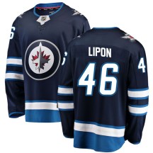 Winnipeg Jets Men's J.C. Lipon Fanatics Branded Breakaway Blue Home Jersey