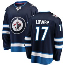 Winnipeg Jets Men's Adam Lowry Fanatics Branded Breakaway Blue Home Jersey