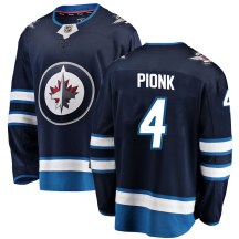 Winnipeg Jets Men's Neal Pionk Fanatics Branded Breakaway Blue Home Jersey