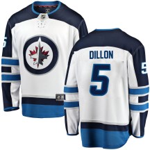 Winnipeg Jets Youth Brenden Dillon Fanatics Branded Breakaway White Away Jersey