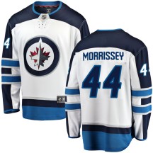 Winnipeg Jets Youth Josh Morrissey Fanatics Branded Breakaway White Away Jersey