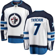 Winnipeg Jets Youth Keith Tkachuk Fanatics Branded Breakaway White Away Jersey