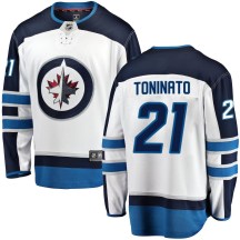 Winnipeg Jets Youth Dominic Toninato Fanatics Branded Breakaway White Away Jersey