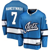 Winnipeg Jets Youth Vladislav Namestnikov Fanatics Branded Breakaway Blue Alternate Jersey