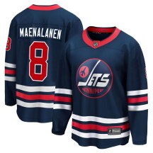 Winnipeg Jets Men's Saku Maenalanen Fanatics Branded Premier Navy 2021/22 Alternate Breakaway Player Jersey