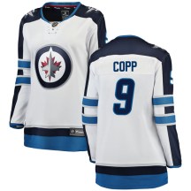 Winnipeg Jets Women's Andrew Copp Fanatics Branded Breakaway White Away Jersey