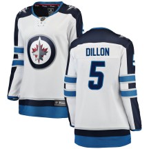 Winnipeg Jets Women's Brenden Dillon Fanatics Branded Breakaway White Away Jersey