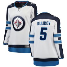 Winnipeg Jets Women's Dmitry Kulikov Fanatics Branded Breakaway White Away Jersey