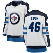 Winnipeg Jets Women's J.C. Lipon Fanatics Branded Breakaway White Away Jersey