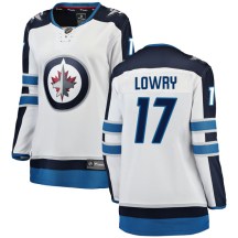 Winnipeg Jets Women's Adam Lowry Fanatics Branded Breakaway White Away Jersey