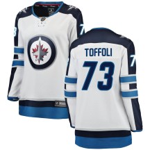 Winnipeg Jets Women's Tyler Toffoli Fanatics Branded Breakaway White Away Jersey