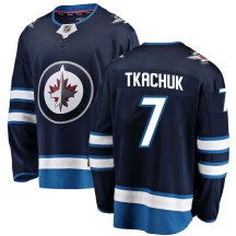 Winnipeg Jets Youth Keith Tkachuk Fanatics Branded Breakaway Blue Home Jersey