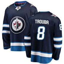 Winnipeg Jets Youth Jacob Trouba Fanatics Branded Breakaway Blue Home Jersey