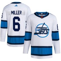 Winnipeg Jets Youth Colin Miller Adidas Authentic White Reverse Retro 2.0 Jersey