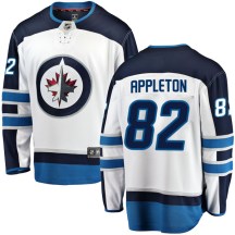 Winnipeg Jets Men's Mason Appleton Fanatics Branded Breakaway White Away Jersey