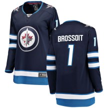 Winnipeg Jets Women's Laurent Brossoit Fanatics Branded Breakaway Blue Home Jersey