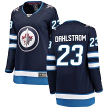 Winnipeg Jets Women's Carl Dahlstrom Fanatics Branded Breakaway Blue Home Jersey