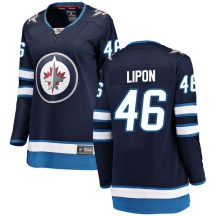 Winnipeg Jets Women's J.C. Lipon Fanatics Branded Breakaway Blue Home Jersey