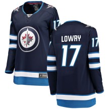 Winnipeg Jets Women's Adam Lowry Fanatics Branded Breakaway Blue Home Jersey