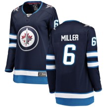 Winnipeg Jets Women's Colin Miller Fanatics Branded Breakaway Blue Home Jersey