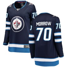 Winnipeg Jets Women's Joe Morrow Fanatics Branded Breakaway Blue Home Jersey