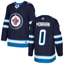 Winnipeg Jets Youth Sean Monahan Adidas Authentic Navy Home Jersey