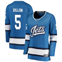 Winnipeg Jets Women's Brenden Dillon Fanatics Branded Breakaway Blue Alternate Jersey