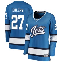 Winnipeg Jets Women's Nikolaj Ehlers Fanatics Branded Breakaway Blue Alternate Jersey