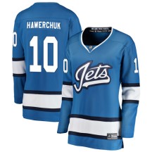 Winnipeg Jets Women's Dale Hawerchuk Fanatics Branded Breakaway Blue Alternate Jersey