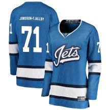 Winnipeg Jets Women's Axel Jonsson-Fjallby Fanatics Branded Breakaway Blue Alternate Jersey