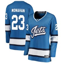 Winnipeg Jets Women's Sean Monahan Fanatics Branded Breakaway Blue Alternate Jersey