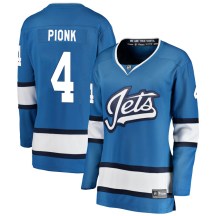 Winnipeg Jets Women's Neal Pionk Fanatics Branded Breakaway Blue Alternate Jersey