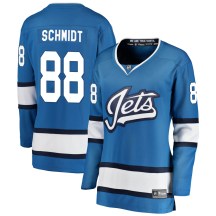 Winnipeg Jets Women's Nate Schmidt Fanatics Branded Breakaway Blue Alternate Jersey