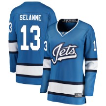 Winnipeg Jets Women's Teemu Selanne Fanatics Branded Breakaway Blue Alternate Jersey